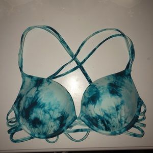 Blue Bathing suit top